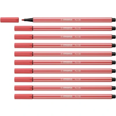 Afbeelding van Viltstift STABILO Pen 68/47 roestig rood
