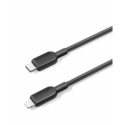 Afbeelding van Anker 310 USB C naar Lightningkabel (zwart, 90 cm), MFi gecertificeerd, snellaadkabel voor iPhone 14 Plus, 14, Pro Max, 13, 13 Pro, 12, 11 X, XS, XR (oplader niet inbegrepen)