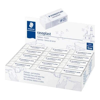 Afbeelding van STAEDTLER 526B30 Rasoplast Gum zelfreinigend 43 x 19 13 mm 30 stuks