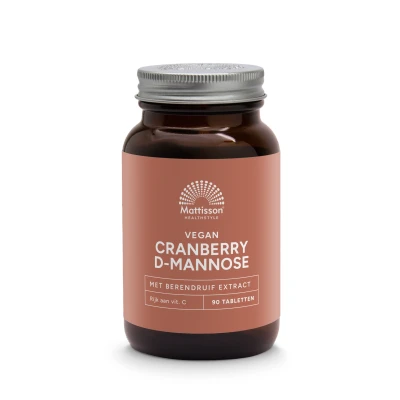 Afbeelding van Mattisson HealthStyle Cranberry D Mannose Tabletten 90TB