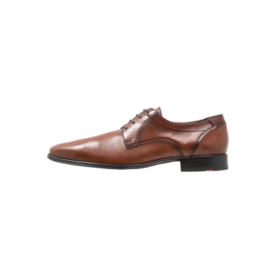Afbeelding van Lloyd Osmond Veterschoenen, Heren, Maat: 46, Cognac Leer