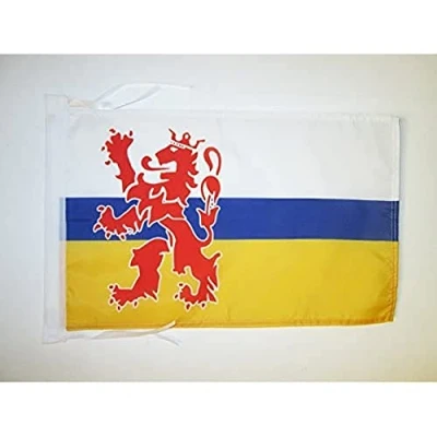 Afbeelding van Provincie Limburgse Vlag 45x30 cm koorden SMALL vlaggen 30 x 45 Banier 18x12 in Hoge kwaliteit AZ FLAG