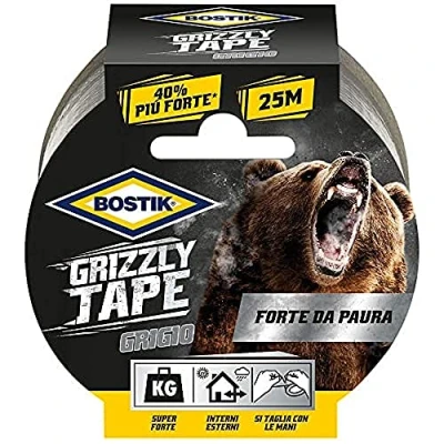 Afbeelding van Bostik Grizzly Tape grijs 25m x 50mm