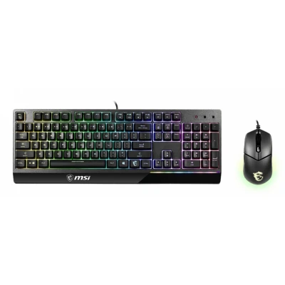 Afbeelding van MSI Vigor GK30 Combo toetsenbord USB QWERTY Engels Zwart