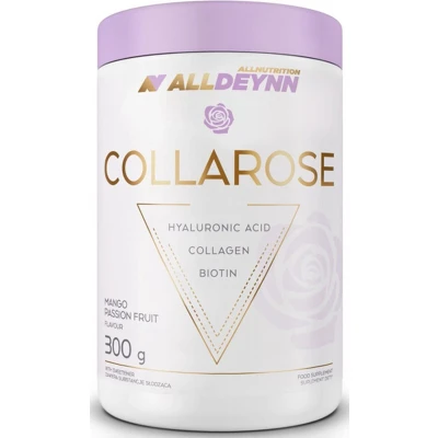 Afbeelding van Alldeynn Collarose Rund collageen Raspberry wild strawberry 300gr 50 servings Hyaluronzuur Biotin Vrouwen Supplement Nutriworld