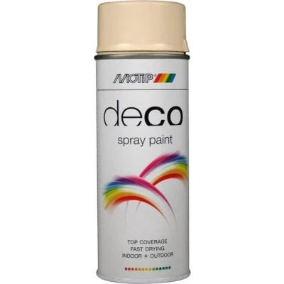 Afbeelding van Motip Deco Lakspray Hoogglans 0,4l Ivoorwit