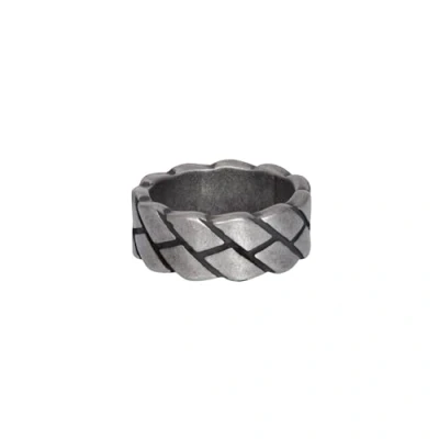 Afbeelding van iXXXi Men Herenring Bugatti Antiek zilver 19mm