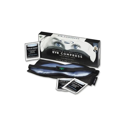 Afbeelding van The Eye Doctor Premium Assortiment Met Sterileyes Antibacterieel Warm Kompres Voor Droge Ogen, Blefaritis En MGD Afneembaar Deksel Ook Te Gebruiken Als Koud Inclusief 6 Oogliddoekjes