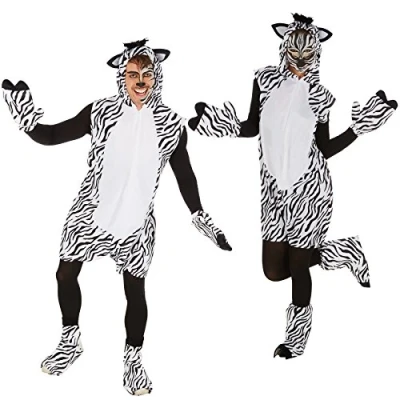 Afbeelding van dressforfun kostuum zebra M verkleedkleding halloween verkleden feestkleding carnavalskleding carnaval feestkledij partykleding 300890