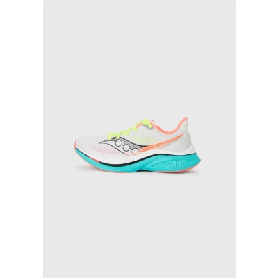 Afbeelding van Saucony Endorphin Speed 5 Hardloopschoenen voor op de weg, Heren, Maat: 40.5, White/mutant Schoenen