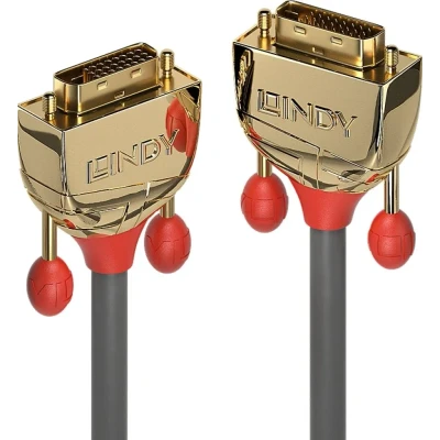 Afbeelding van Lindy 36202 2m DVI D Grijs kabel