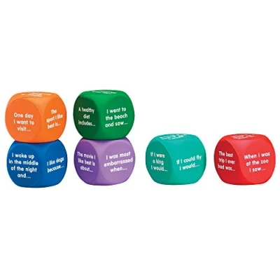Afbeelding van Learning Resources Schrijven Prompt Kubussen 6 Stuk Set
