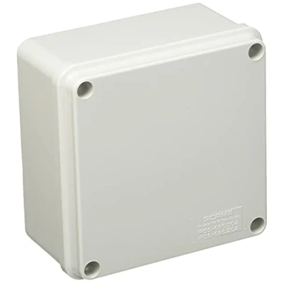 Afbeelding van Poly Pool PP0290 Rechthoekige aansluitdoos voor wandmontage, vierkant, binnenafmetingen 100 x 50 mm, IP56