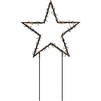 Afbeelding van Konstsmide 4463 800 Kerstster Ster Goud LED Amber Energielabel: G (A G)