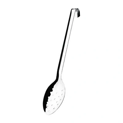 Afbeelding van Vogue geperforeerde RVS serveerlepel 35,5cm