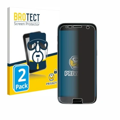 Afbeelding van BROTECT privacy screenprotector voor Samsung Galaxy S7 Folie Beschermfolie Blauwlichtfilter (2 Stuks)