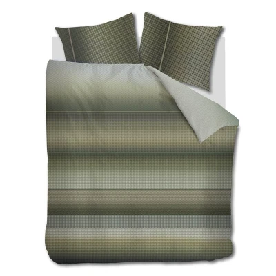 Afbeelding van Kardol Charlottesville dekbedovertrek 2 persoons (200x200/220 cm + slopen) Groen