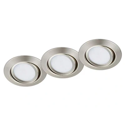 Afbeelding van TRIO RILA Inbouwverlichting Nikkel mat SMD LED Binnenverlichting Draaibaar
