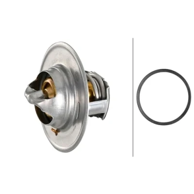 Afbeelding van HELLA 8MT 354 778 361 Thermostaat, koelvloeistof 82C Met pakkingen