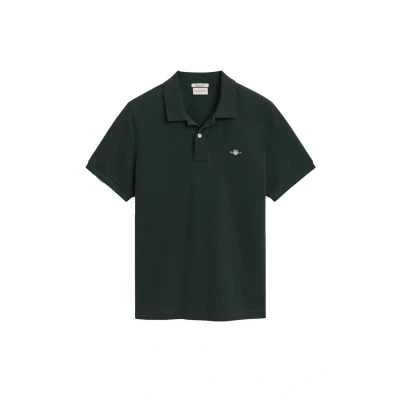 Afbeelding van GANT REG Shield Poloshirt, Heren, Maat: Large, Tartan green