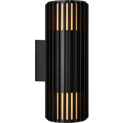 Afbeelding van Nordlux Aludra Double wandlamp Seaside zwart