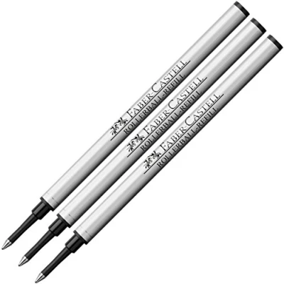 Afbeelding van Faber Castell 148712 Vulling Balpen Basic (3 pack, zwart)