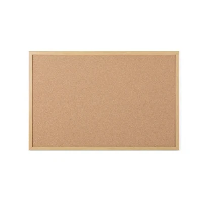 Afbeelding van Bi Office SF142001239 Earth Executive Prikbord met 22mm Houten Omlijsting, Kleur Eiken, 60 x 45 cm