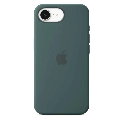 Afbeelding van Apple Silicone Case iPhone 16E Lake Green