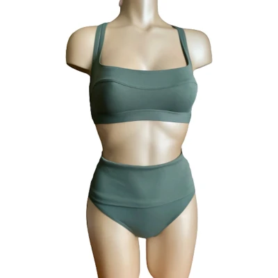 Afbeelding van Prima Donna Holiday bikini set groen zonder beugel maat 40 +