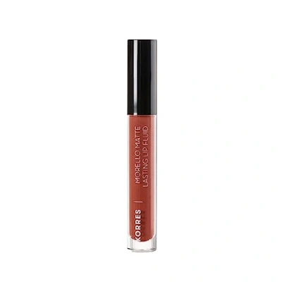 Afbeelding van Korres Morello Matte Lasting LIP Fluid Lipgloss, Maat: 3.4 ml, 58 red clay