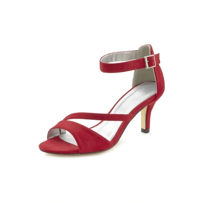 Afbeelding van Lascana Sandalen, Dames, Maat: 42, Rot Hoogwaardig imitatieleer