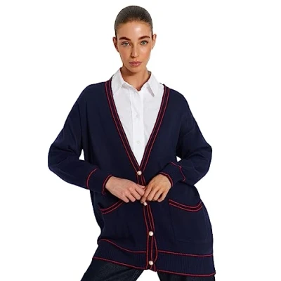 Afbeelding van Trendyol marineblauw S