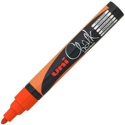 Afbeelding van Vloeibare krijtstiften Uni Ball PWE 5M Oranje (6 Stuks)