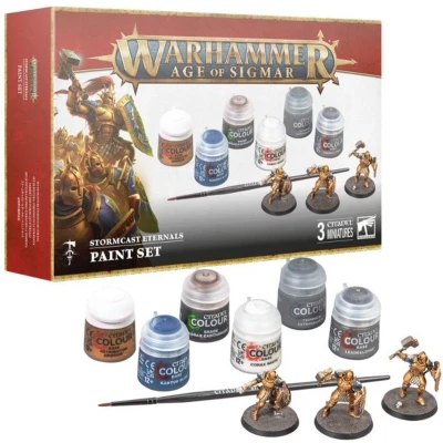 Afbeelding van Warhammer Age of Sigmar Stormcast Eternals Paint Set (NL/FR/DE)