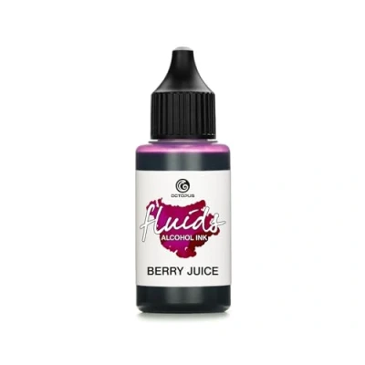 Afbeelding van 30 ml Fluids Alcohol inkt BERRY JUICE, alcoholische voor Fluid Art, Resin Art en epoxy hars, VIOLET