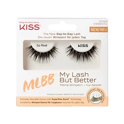 Afbeelding van Kiss mlbb Lashes So Real, 1set