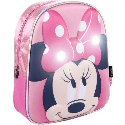 Afbeelding van Kinderrugzak Minnie Mouse Lichten Roze (25 x 31 10 cm)