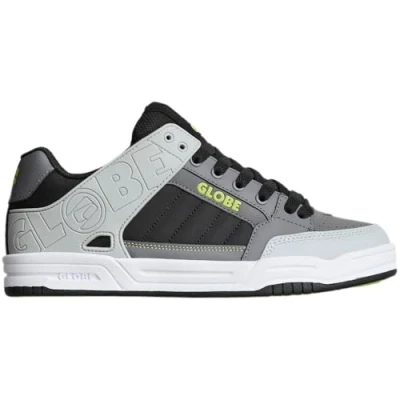 Afbeelding van Globe TILT Skateschoenen, Heren, Maat: 40.5, Greyscale/black Leer/ synthetisch