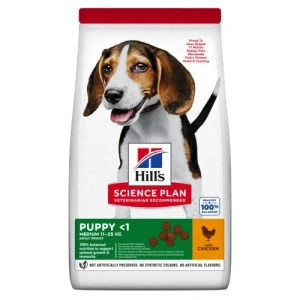 Afbeelding van Hill&quot;;s Puppy Medium met kip hondenvoer 14 kg