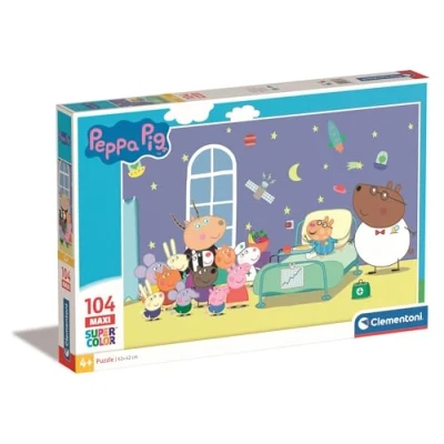 Afbeelding van Clementoni Puzzel 104 Stukjes Maxi Peppa Pig, Kinderpuzzels, 6 8 jaar, 23735
