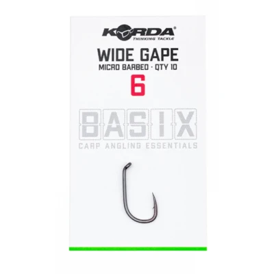 Afbeelding van Korda Basix Wide Gape size 4 Karper haken