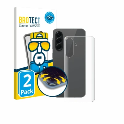 Afbeelding van BROTECT Screenprotector voor Samsung Galaxy A56 5G Enterprise Edition (Achterkant) Folie Beschermfolie transparant volledig dekking (2 Stuks)