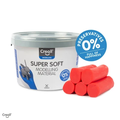Afbeelding van Creall Supersoft klei Rood, 1750gr.