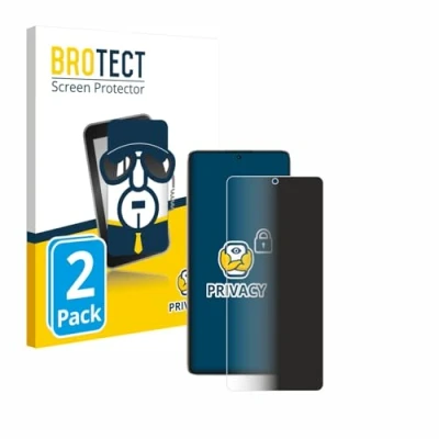 Afbeelding van BROTECT privacy screenprotector voor Xiaomi Poco F6 Folie Beschermfolie Blauwlichtfilter (2 Stuks)