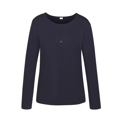 Afbeelding van s.Oliver pyjamatop donkerblauw