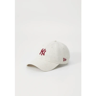 Afbeelding van New Era York Yankees Dad Cap MLB Linen Cream 9TWENTY Adjustable