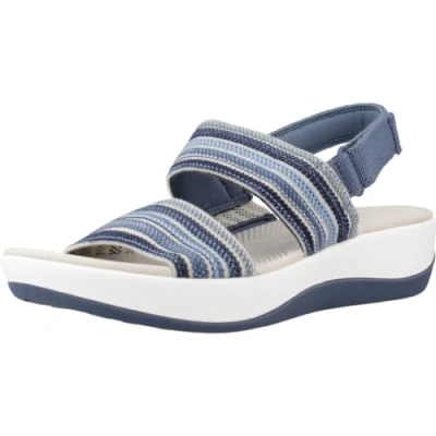 Afbeelding van Clarks Dames Arla Stroll Sandaal, Blauw Combi, 7 UK, Blauwe 41 EU