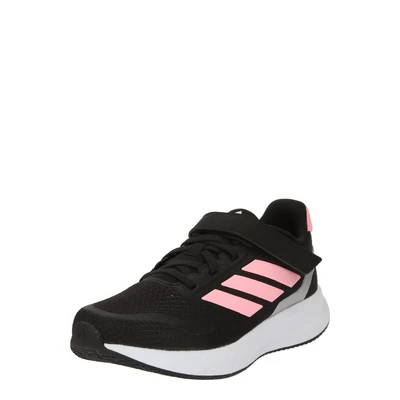 Afbeelding van adidas Performance Runfalcon 5 EL C Stabiliteit hardloopschoenen core black pink spark silver metallic voor kinderen, Maat: 28.5 Kunststof/ textiel