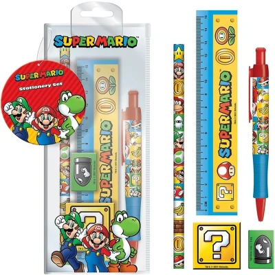 Afbeelding van SUPER MARIO Colour Block Schrijfwarensetje