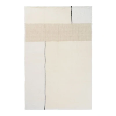 Afbeelding van ferm LIVING Dela Plaid Natural/Off white